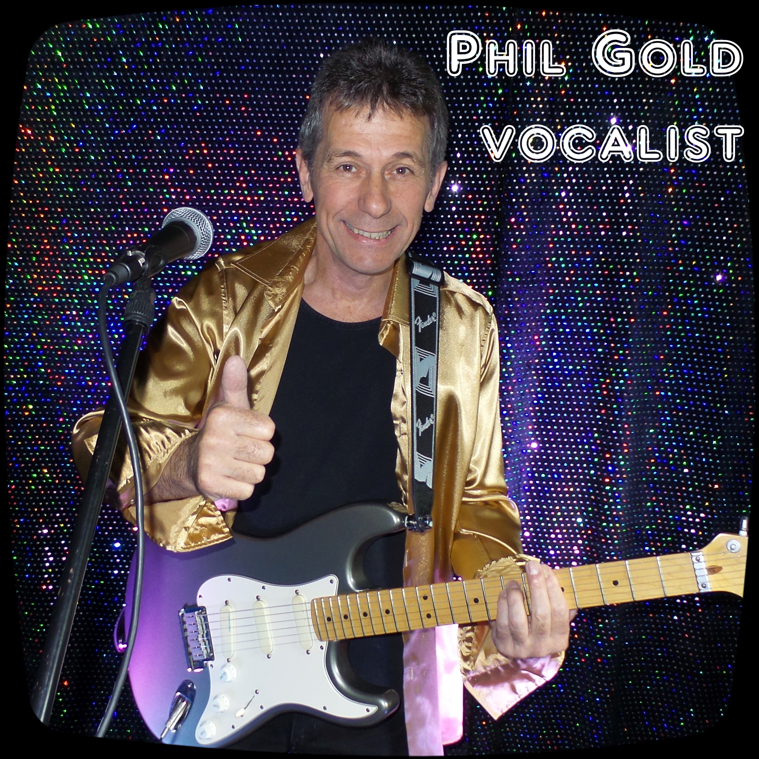 Male vocalist Phil Gold aka Phill Muswell North East England